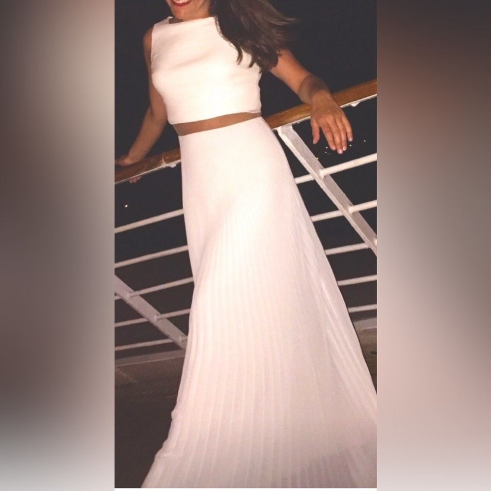 Long white Bailey 44 dress